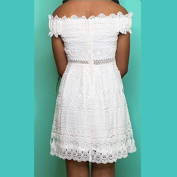 White Strapless Dress - Special Occasion - Picture 5 of 6